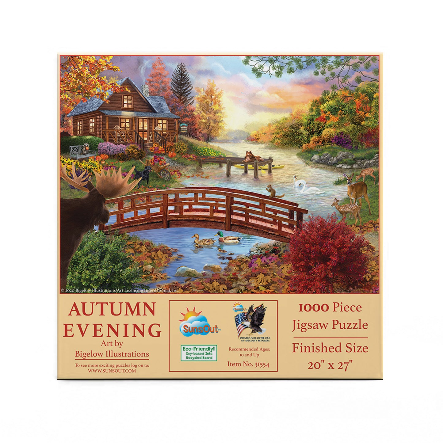 Autumn Evening 1000 pc  Jigsaw Puzzle 31554