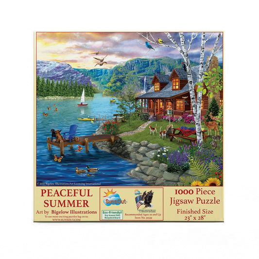 Peaceful Summer 1000 pc  Jigsaw Puzzle 31559