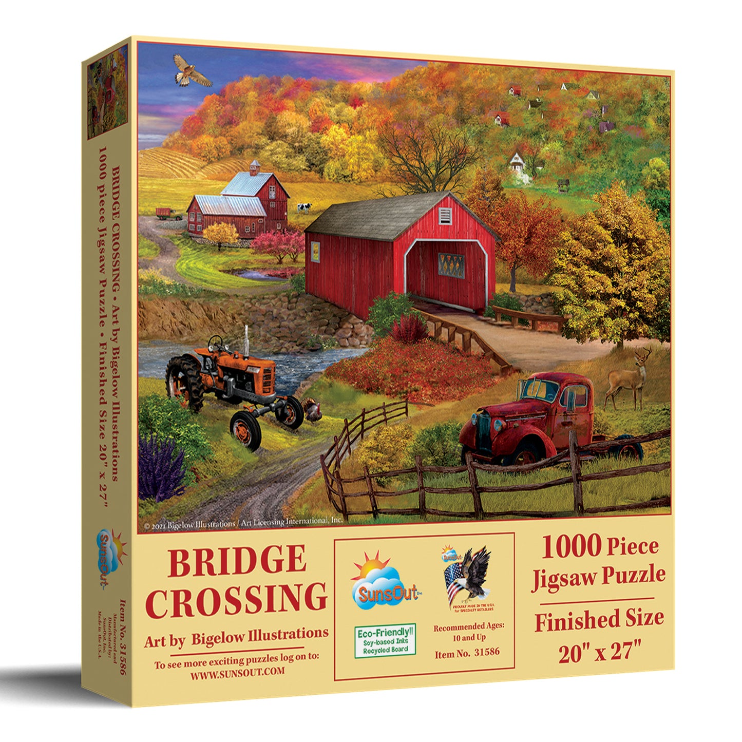 Bridge Crossing 1000 pc  Jigsaw Puzzle 31586