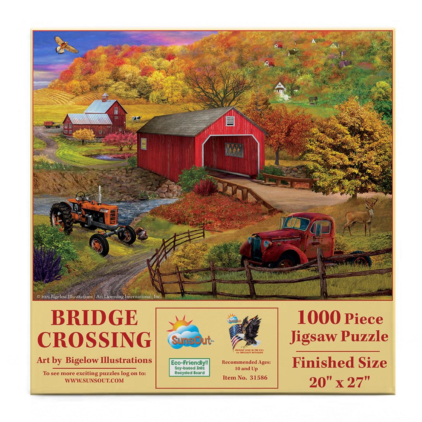 Bridge Crossing 1000 pc  Jigsaw Puzzle 31586