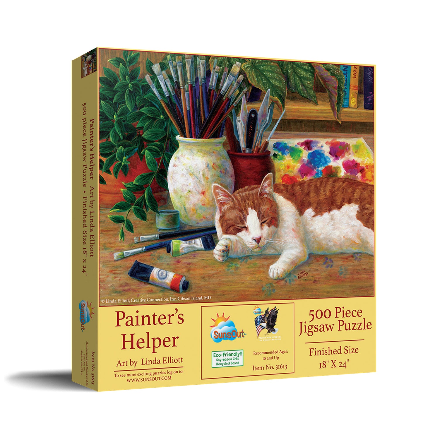 Painter's Helper 500 pc  Jigsaw Puzzle 31613