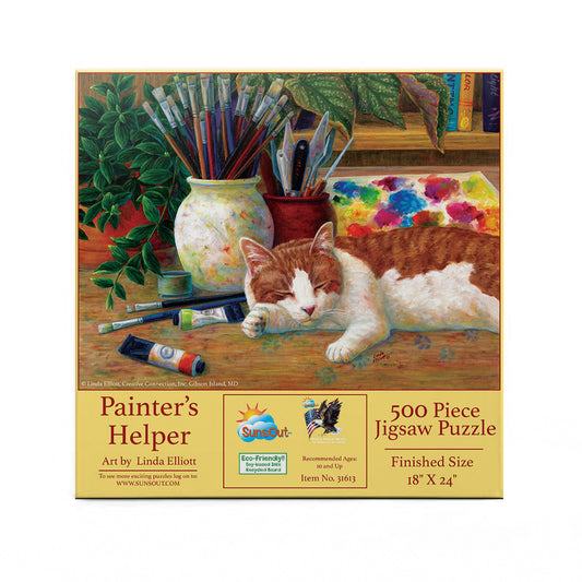 Painter's Helper 500 pc  Jigsaw Puzzle 31613