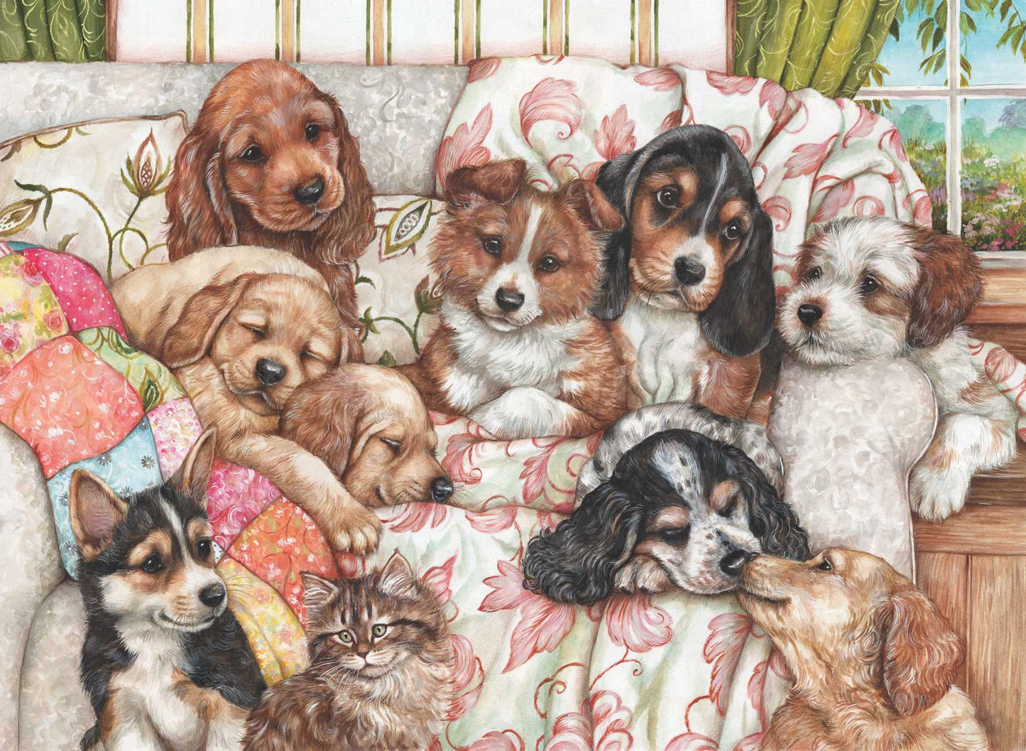 Puppies 1000 pc  Jigsaw Puzzle 3162