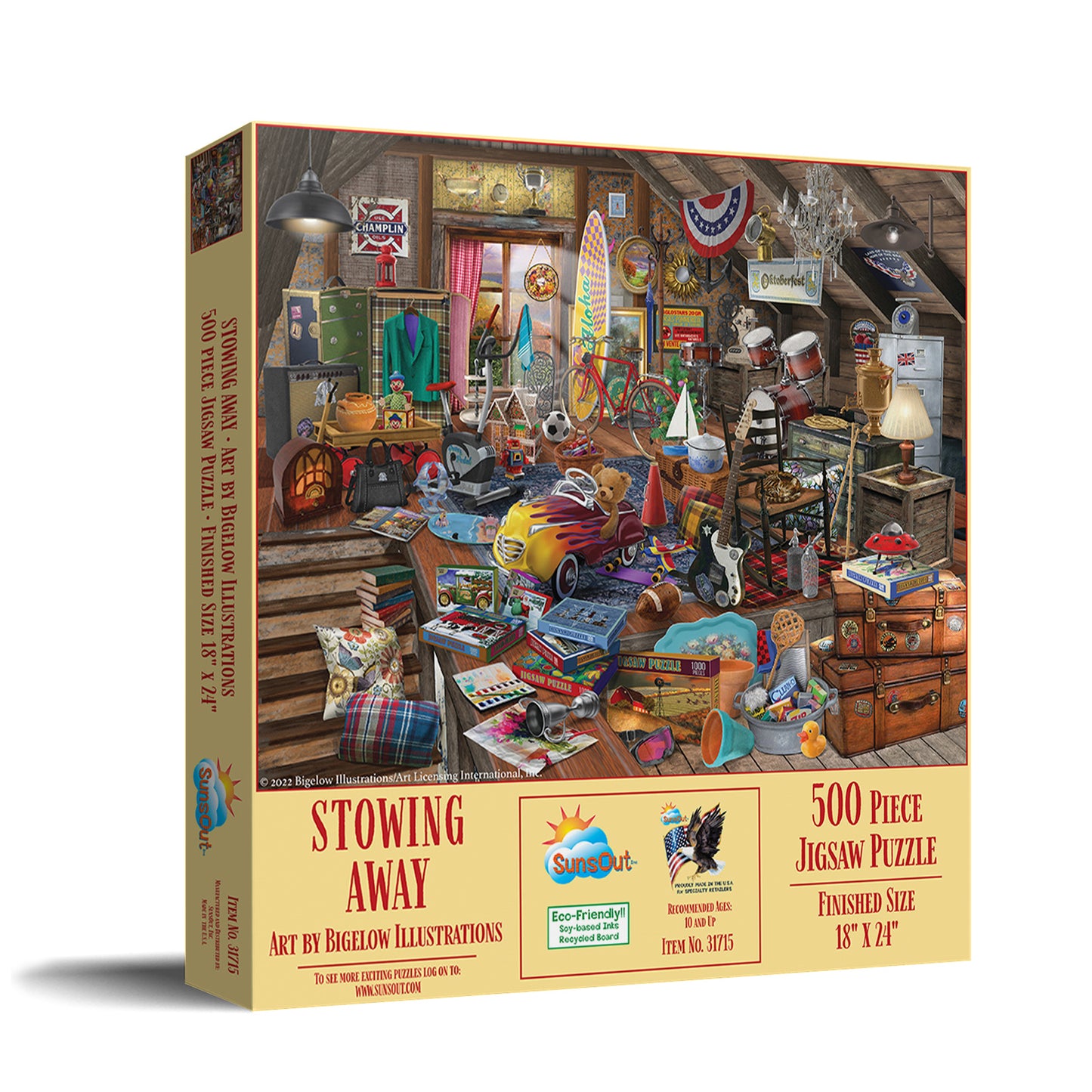 Stowing Away 500 pc  Jigsaw Puzzle 31715