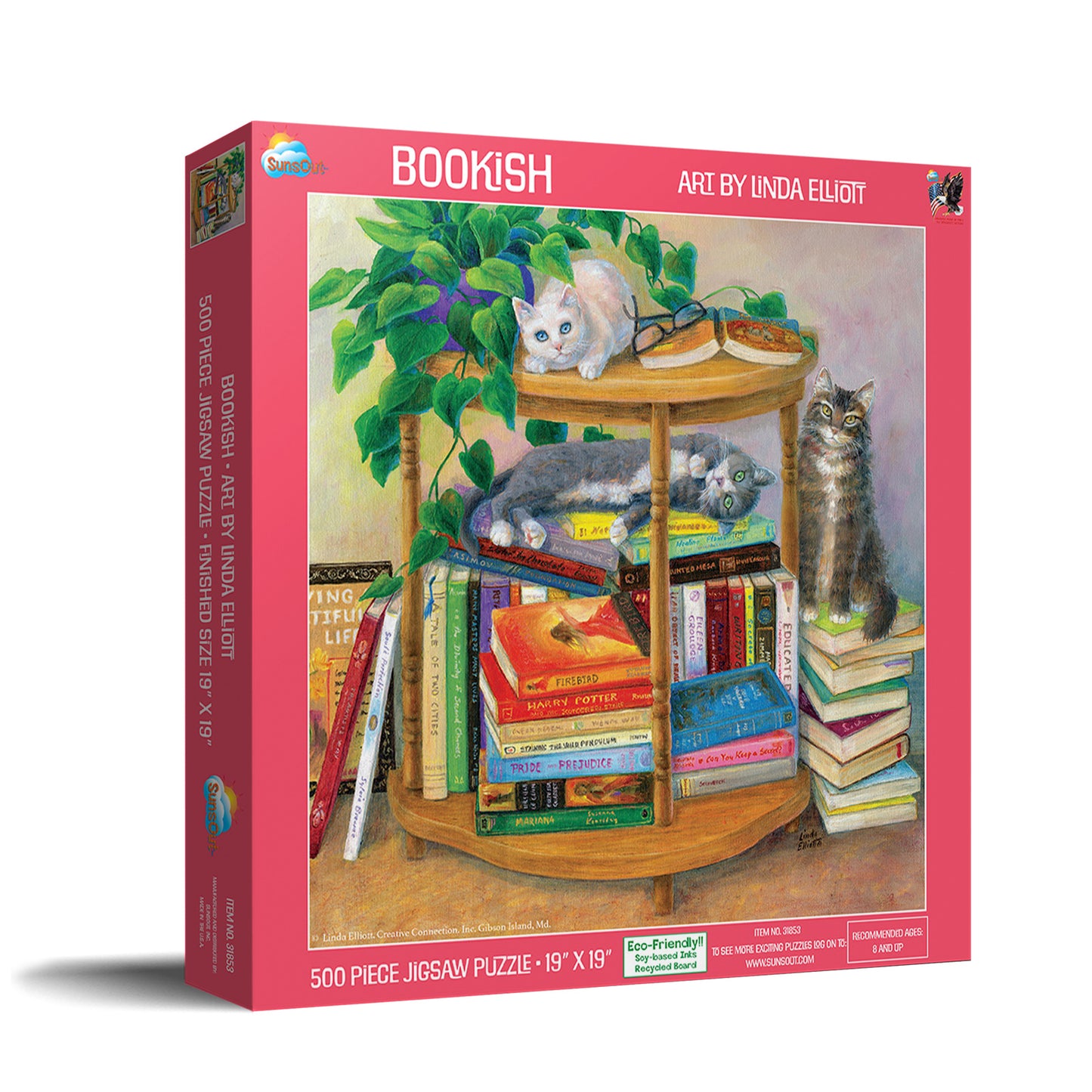 Bookish 500 pc  Jigsaw Puzzle 31653