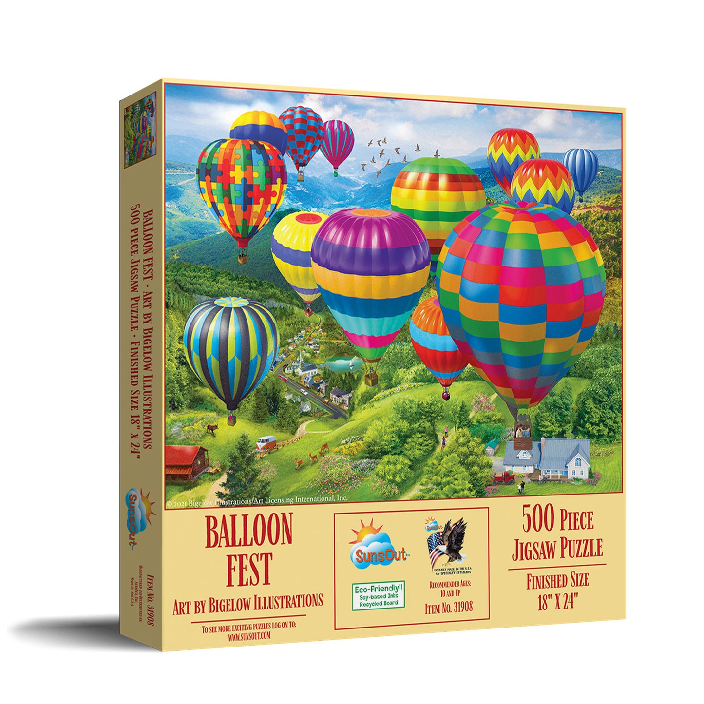 Balloon Fest 500 pc  Jigsaw Puzzle 31908