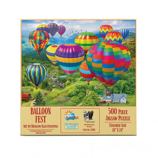 Balloon Fest 500 pc  Jigsaw Puzzle 31908