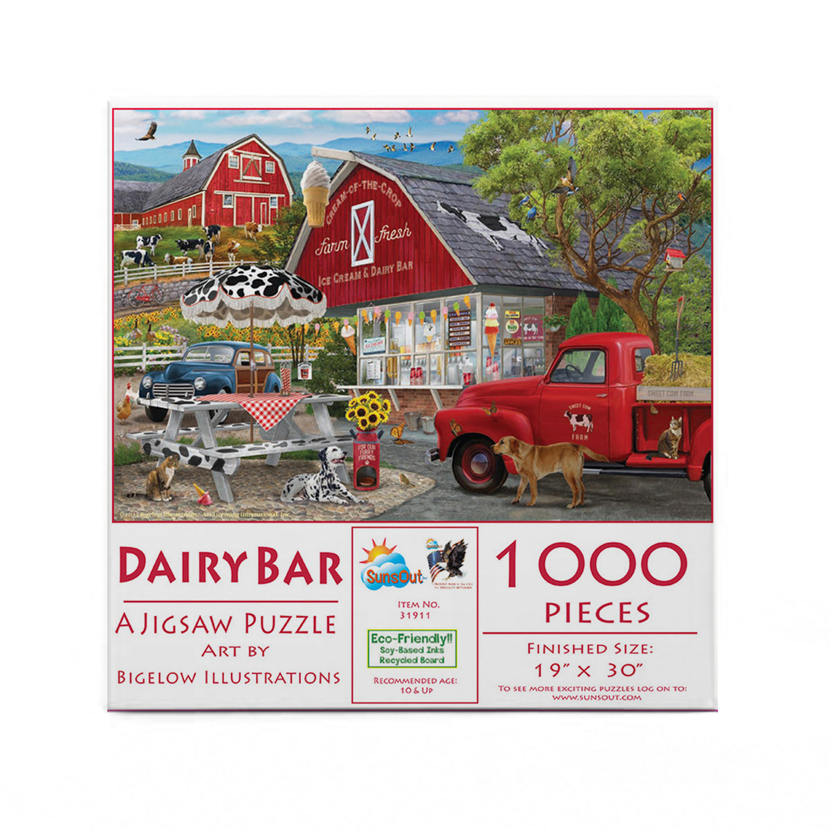 Dairy Bar 1000 pc  Jigsaw Puzzle 31911