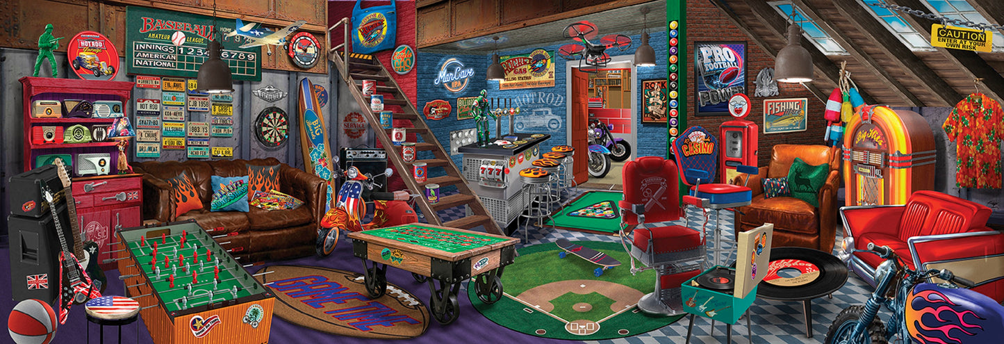 Man Cave 500 pc  Jigsaw Puzzle 31924