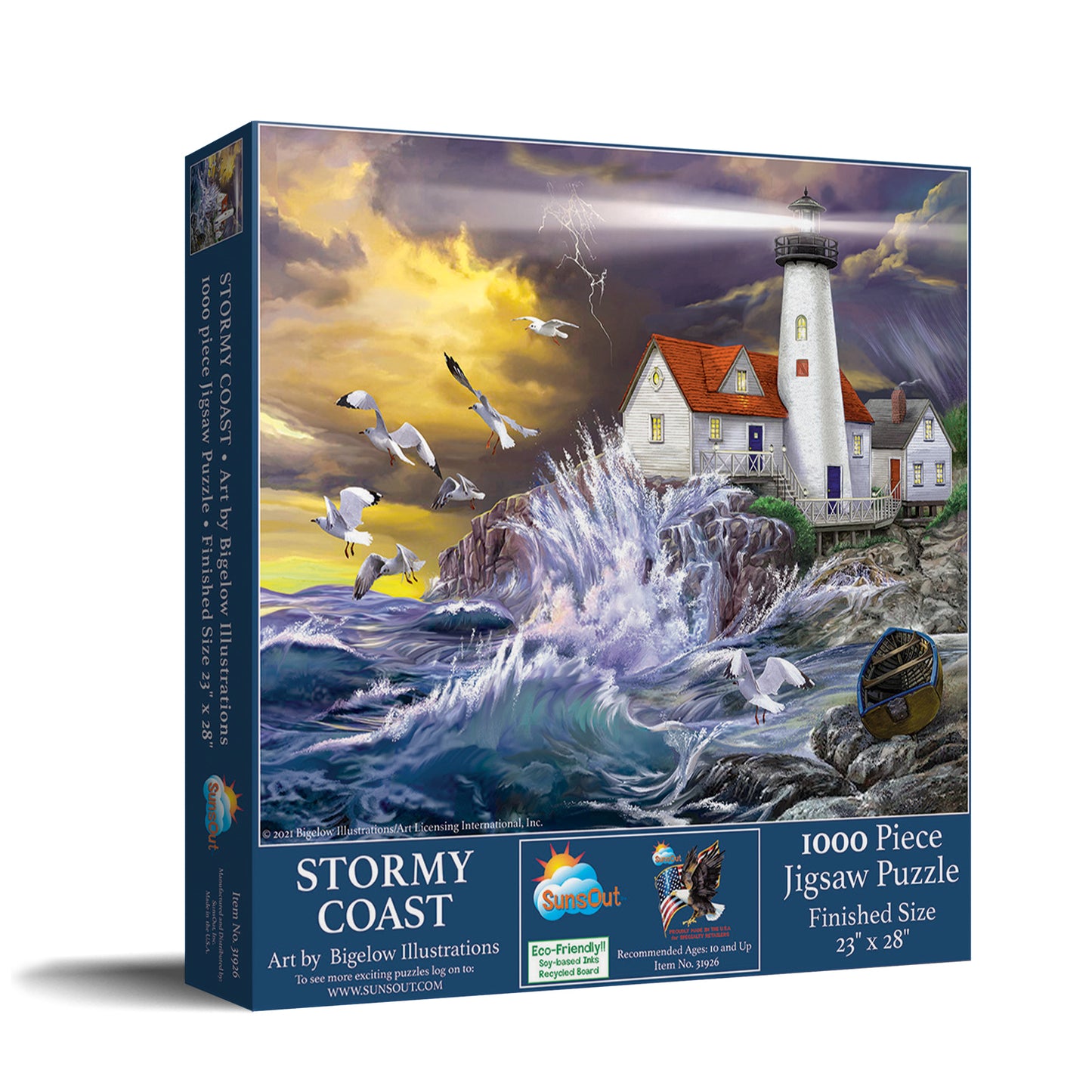 Stormy Coast 1000 pc  Jigsaw Puzzle 31926