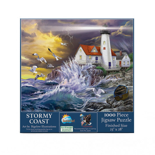 Stormy Coast 1000 pc  Jigsaw Puzzle 31926
