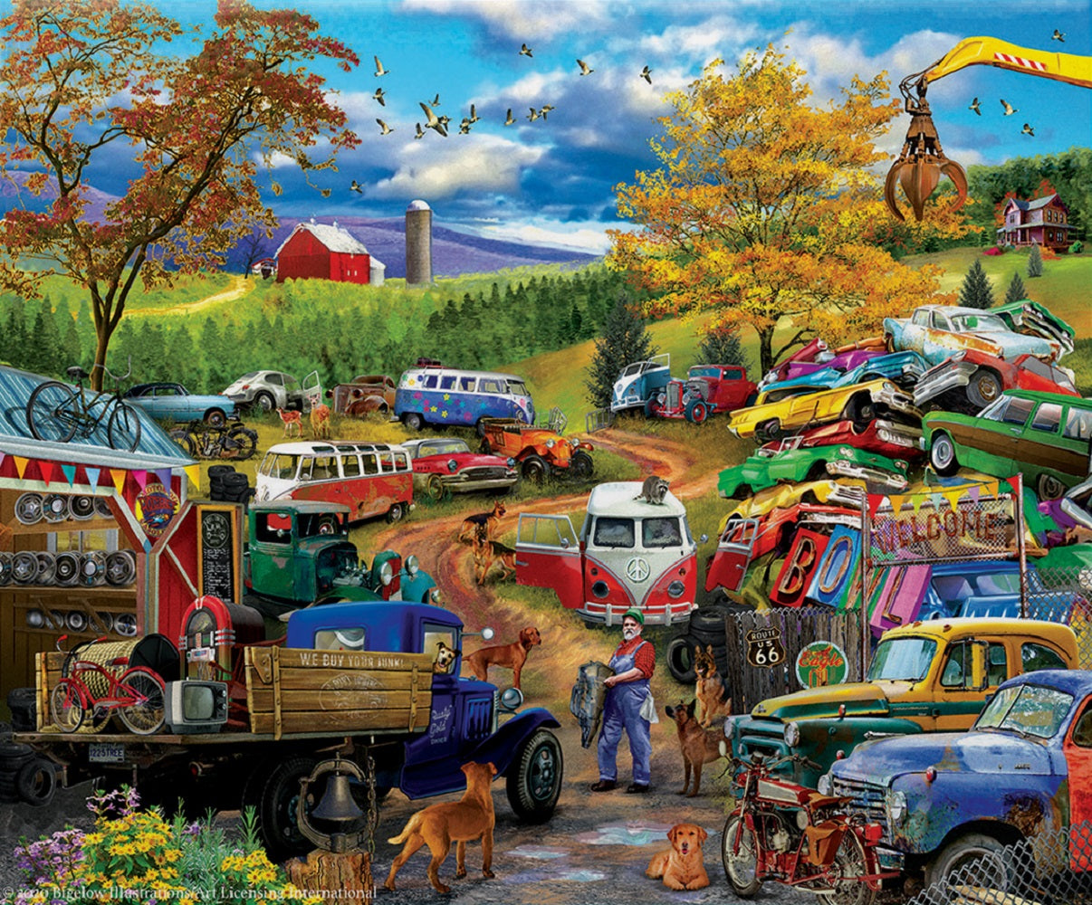 Junk Yard Tour 1000 pc  Jigsaw Puzzle 31931