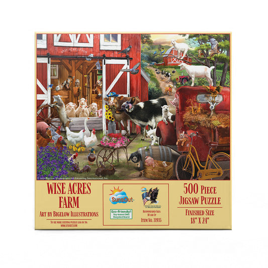 Wise Acres Farm 500 pc  Jigsaw Puzzle 31935