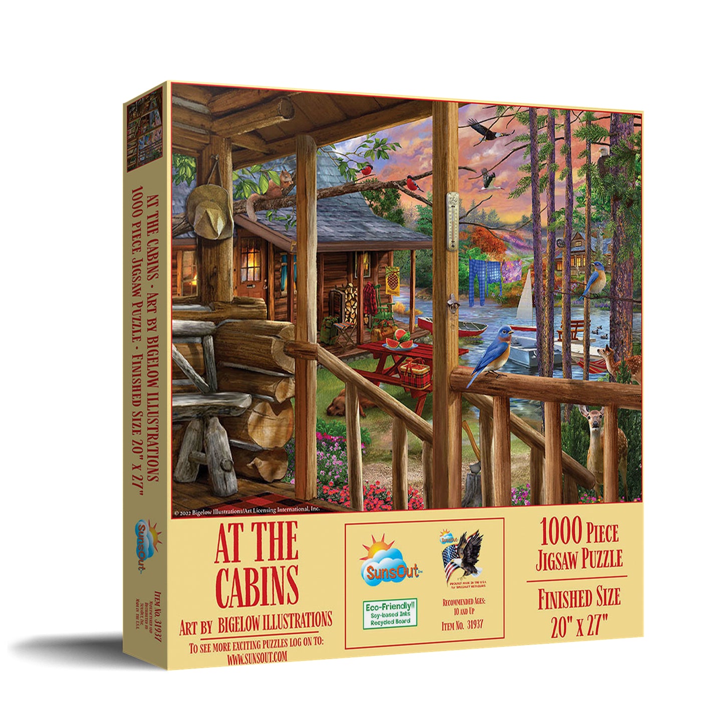 At The Cabins 1000 pc  Jigsaw Puzzle 31937