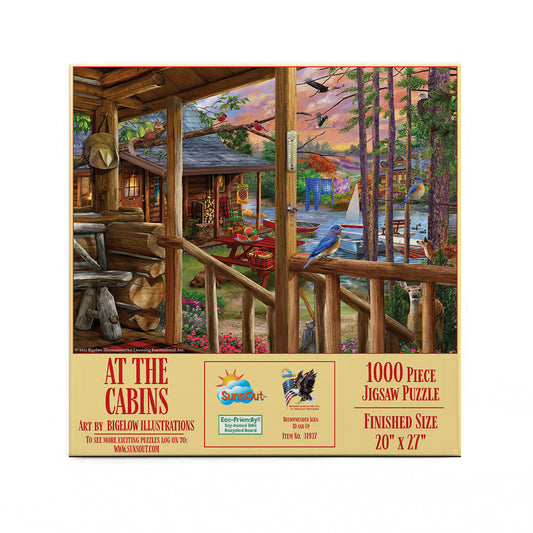 At The Cabins 1000 pc  Jigsaw Puzzle 31937