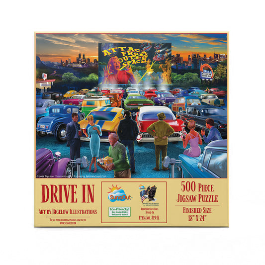 Drive In 500 pc  Jigsaw Puzzle 31942
