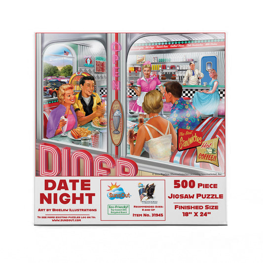 Date Night 500 pc  Jigsaw Puzzle 31945