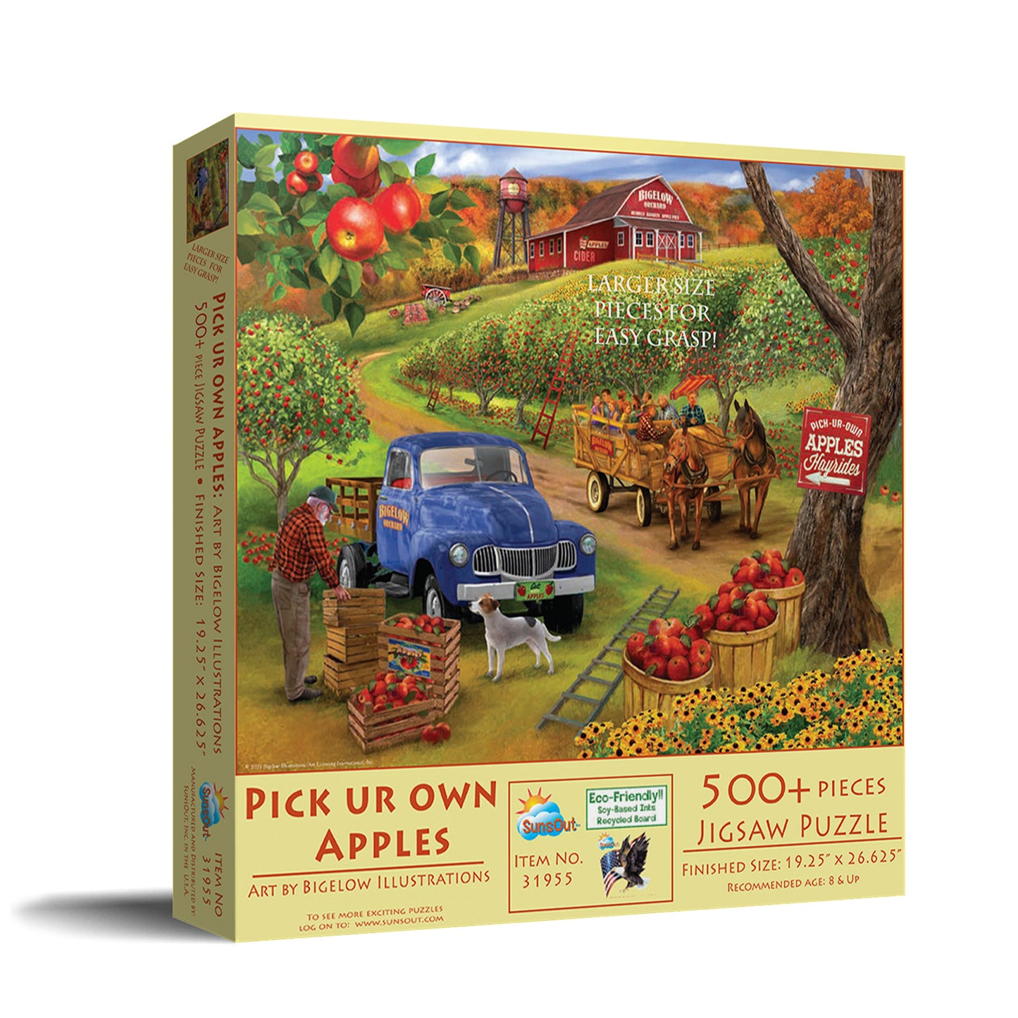 Pick Ur Own Apples 500 pc Large Pieces Jigsaw Puzzle 31955
