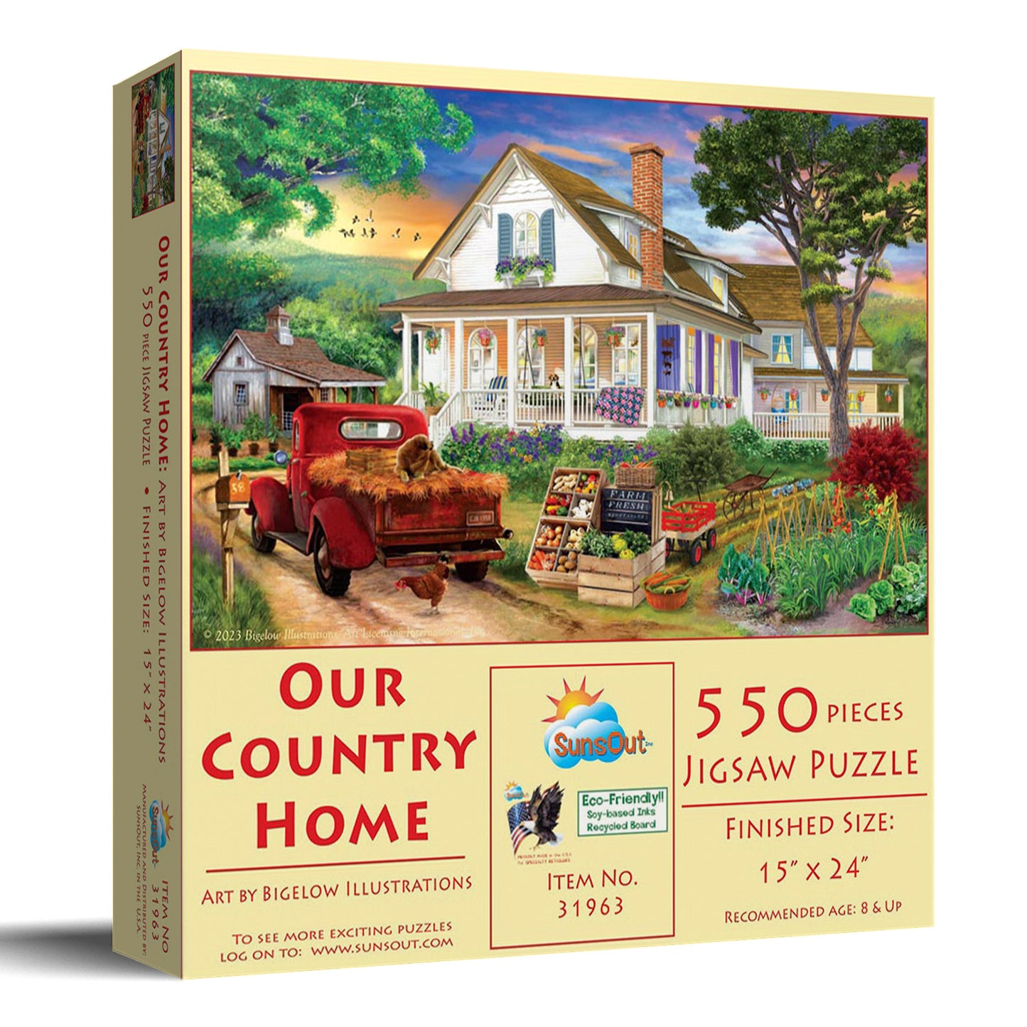 Our Country Home 550 pc  Jigsaw Puzzle 31963