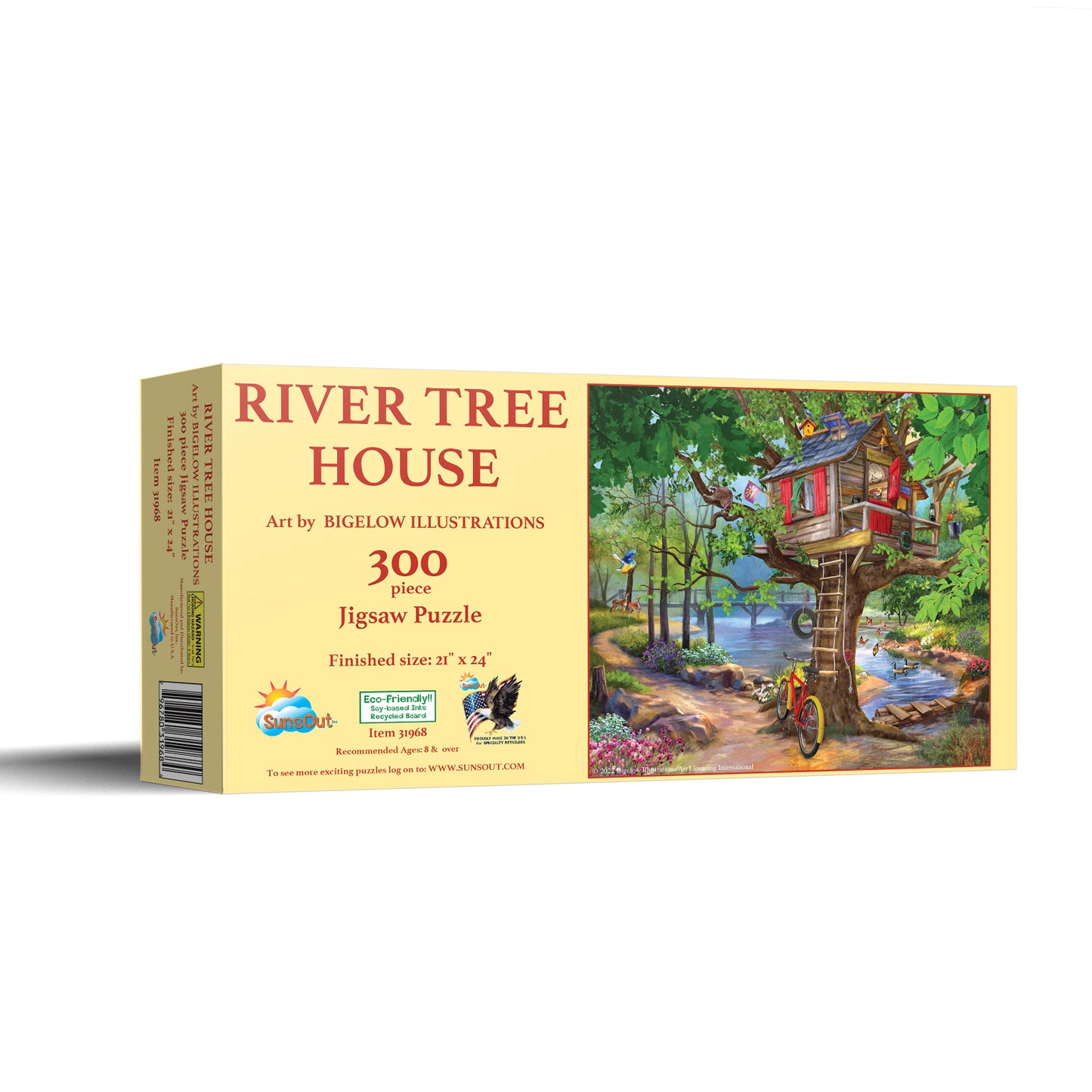 River Tree House 300 pc  Jigsaw Puzzle 31968