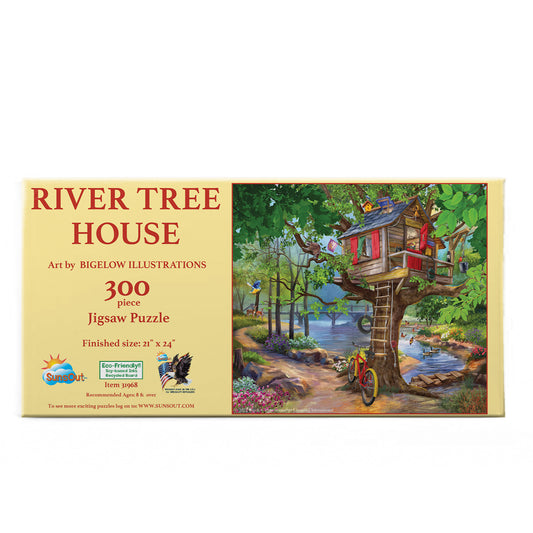 River Tree House 300 pc  Jigsaw Puzzle 31968