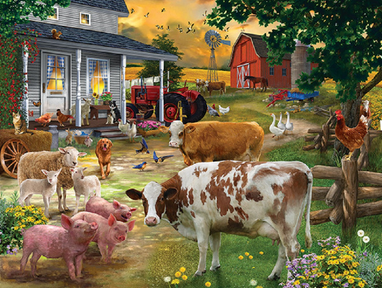 Wise Acres Farm 300 pc  Jigsaw Puzzle 31205