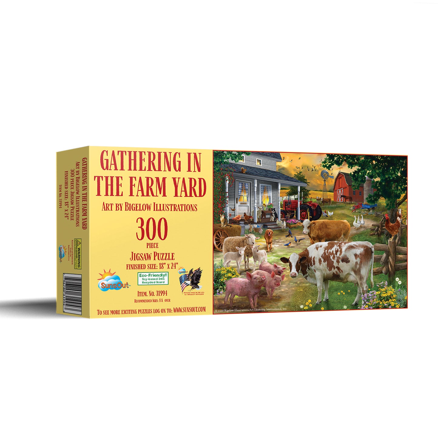 Gathering in the Farm Yard 300 pc  Jigsaw Puzzle 31994