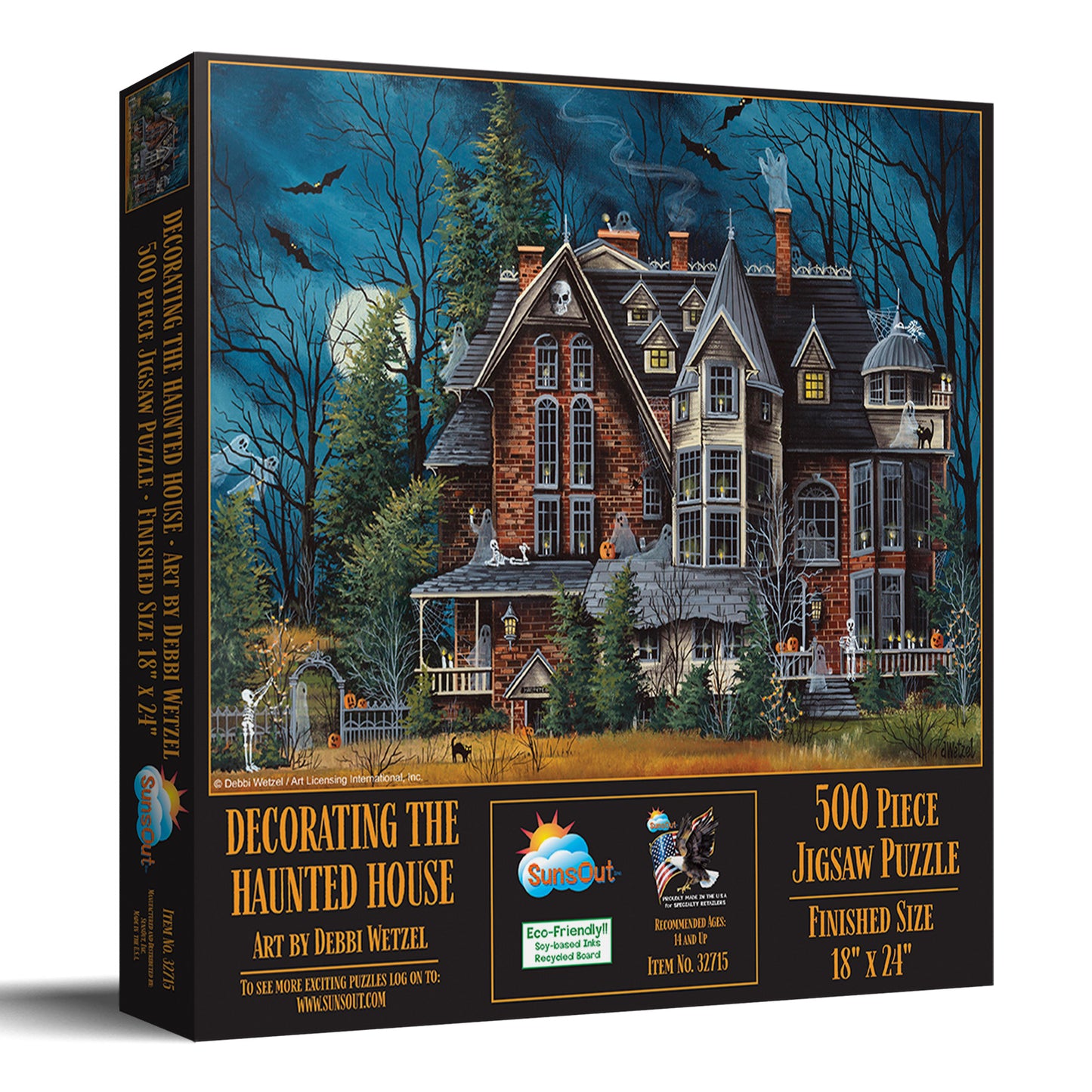 Decorating the Haunted House 500 pc  Jigsaw Puzzle 32715