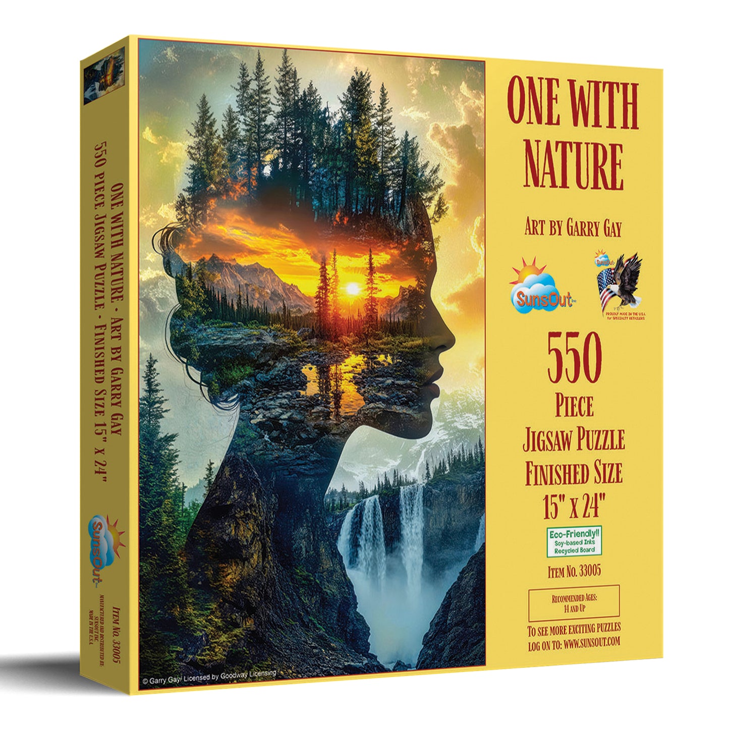 One with Nature 550 pc  Jigsaw Puzzle 33005