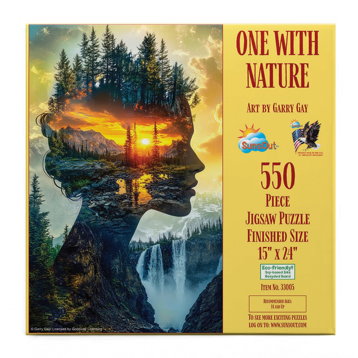 One with Nature 550 pc  Jigsaw Puzzle 33005