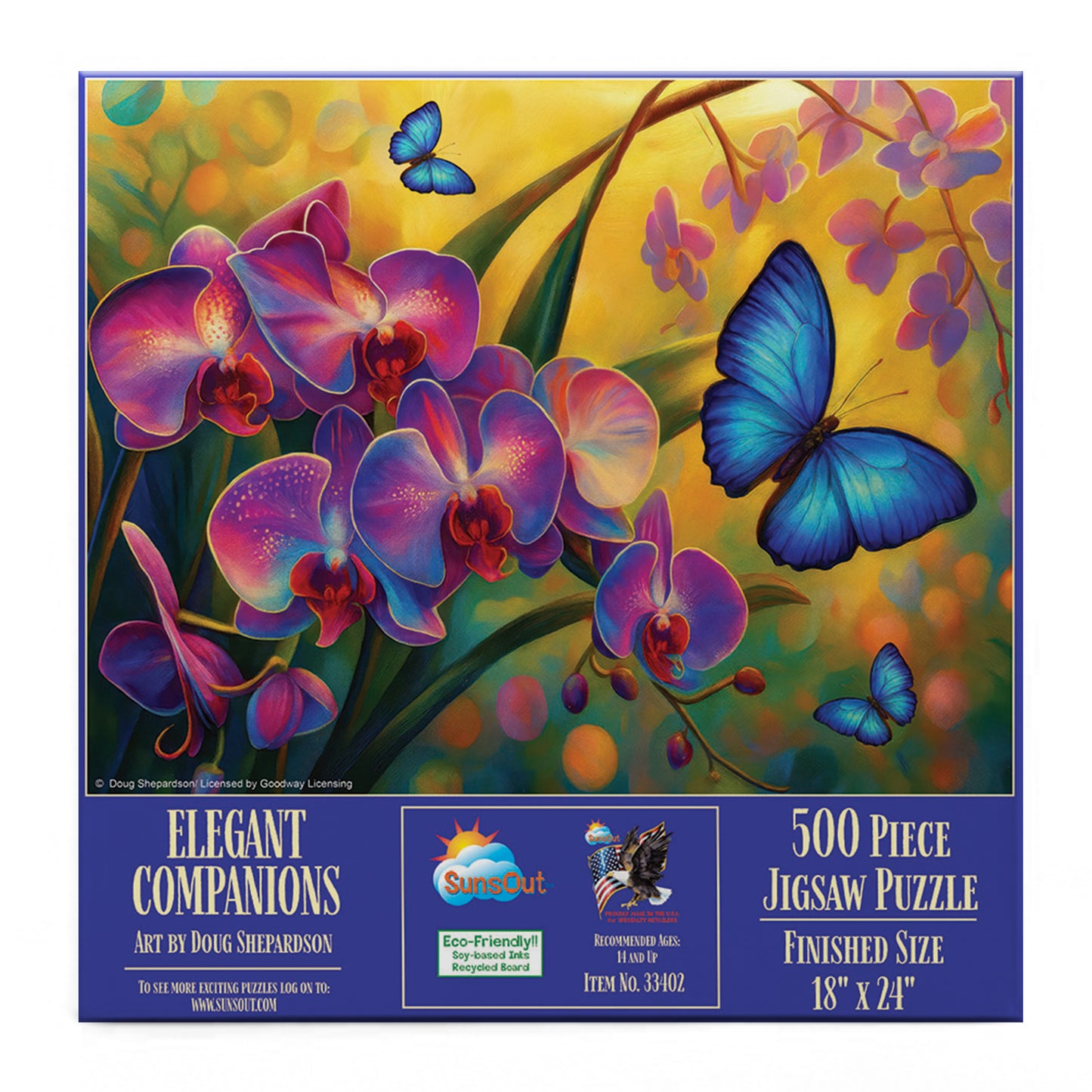 Elegant Companions 500 pc  Jigsaw Puzzle 33402