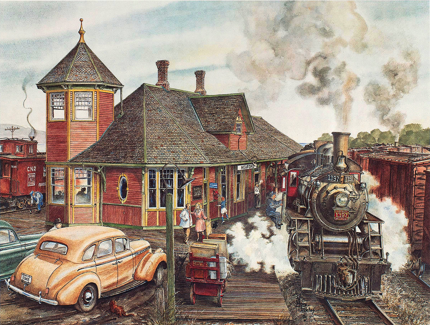 Medford Station 500 pc  Jigsaw Puzzle 34031