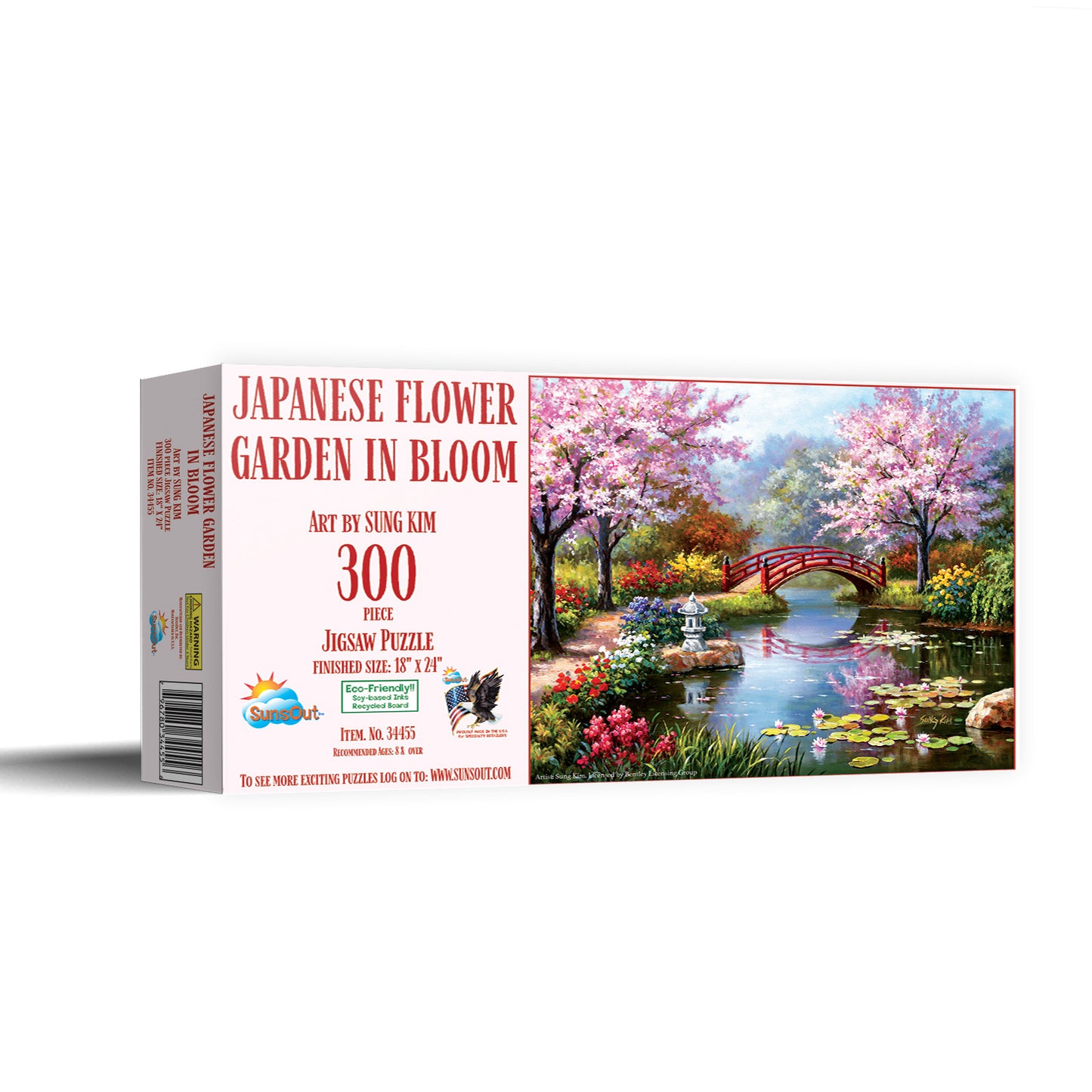 Japanese Garden in Bloom 300 pc  Jigsaw Puzzle 34455