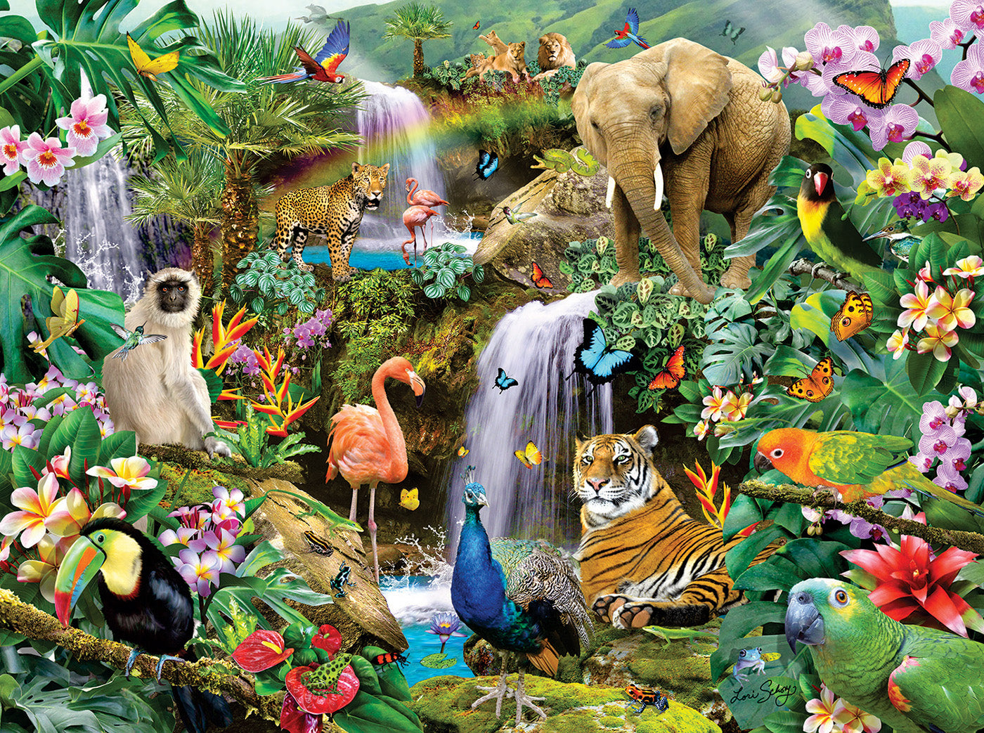 Secret Rainforest 1000 pc  Jigsaw Puzzle 34710