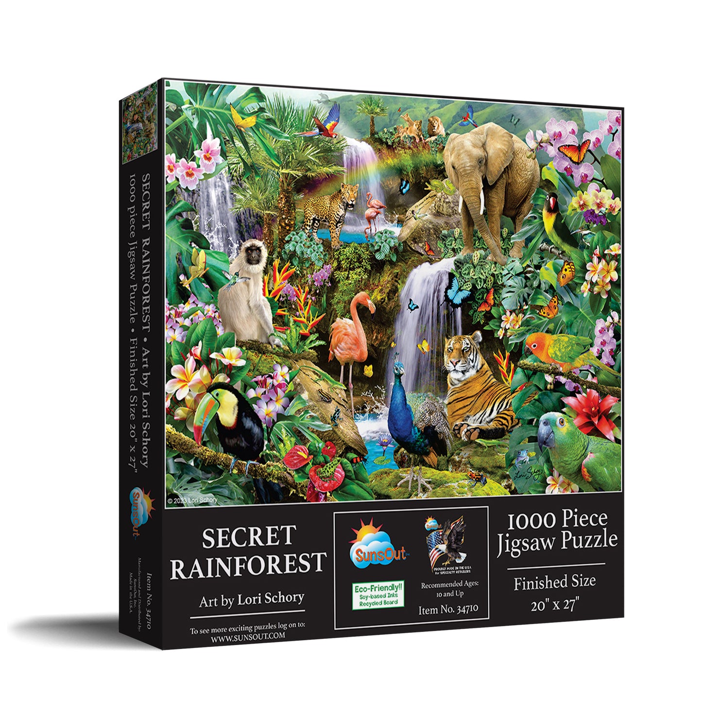 Secret Rainforest 1000 pc  Jigsaw Puzzle 34710