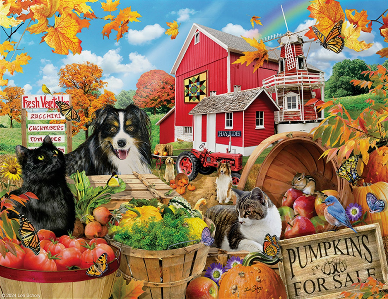 Farm Pals 1000 pc  Jigsaw Puzzle 34802