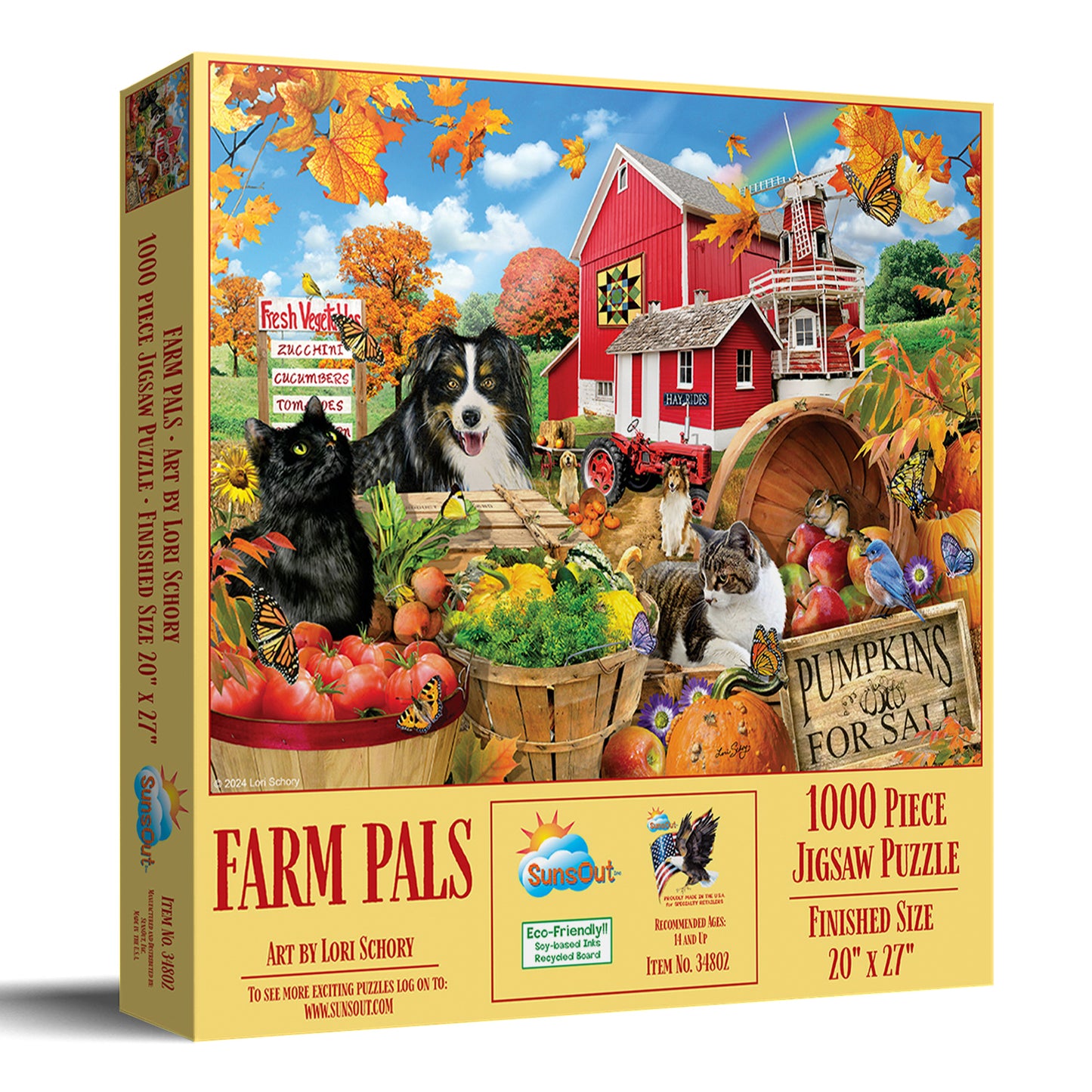 Farm Pals 1000 pc  Jigsaw Puzzle 34802