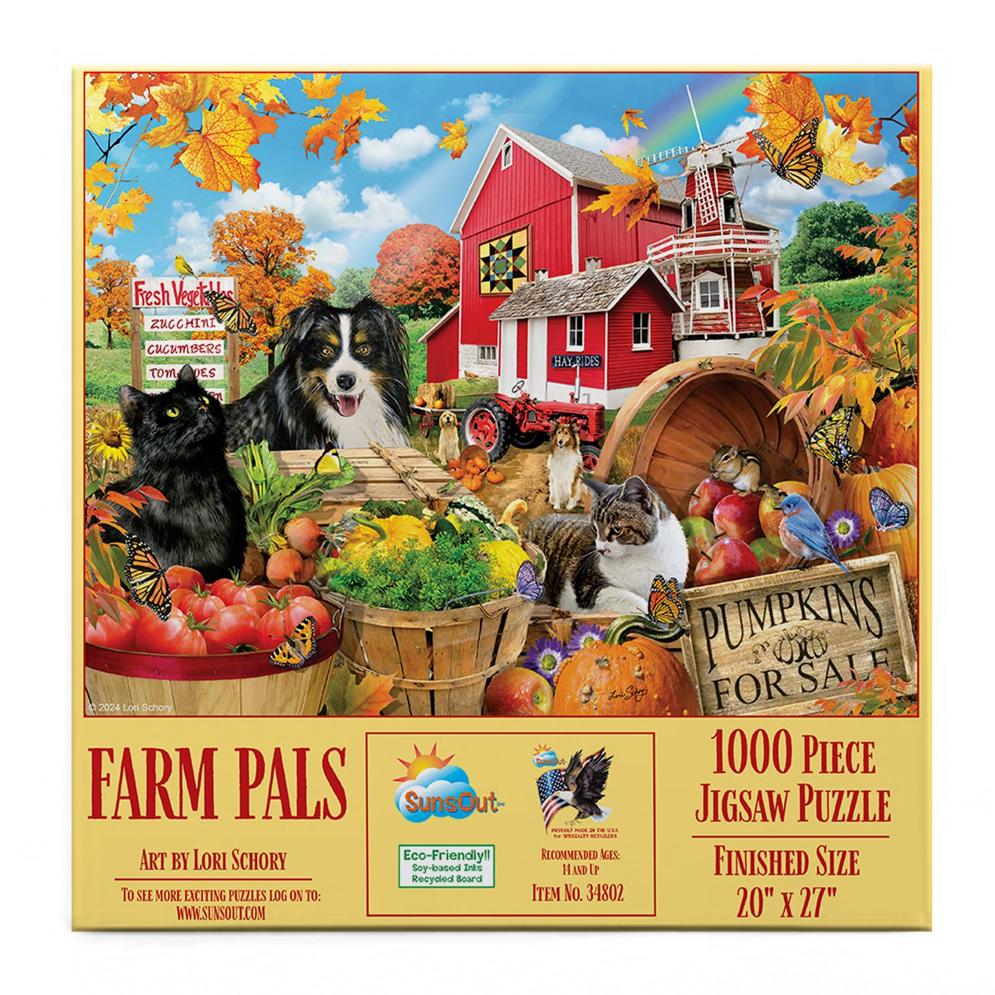 Farm Pals 1000 pc  Jigsaw Puzzle 34802