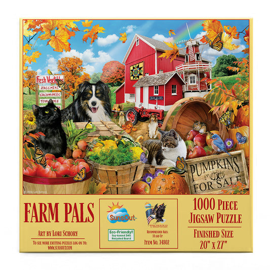 Farm Pals 1000 pc  Jigsaw Puzzle 34802
