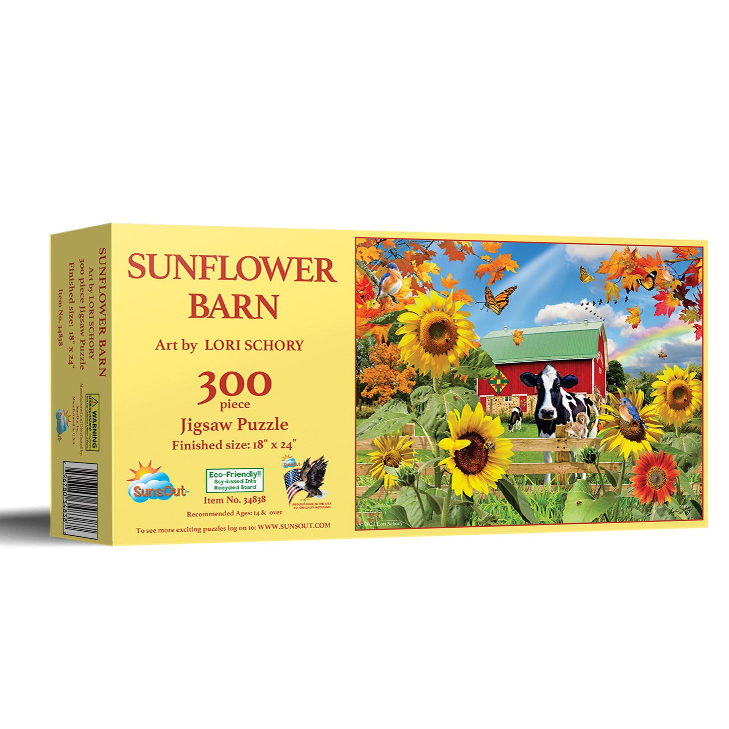 Sunflower Barn 300 pc  Jigsaw Puzzle 34838