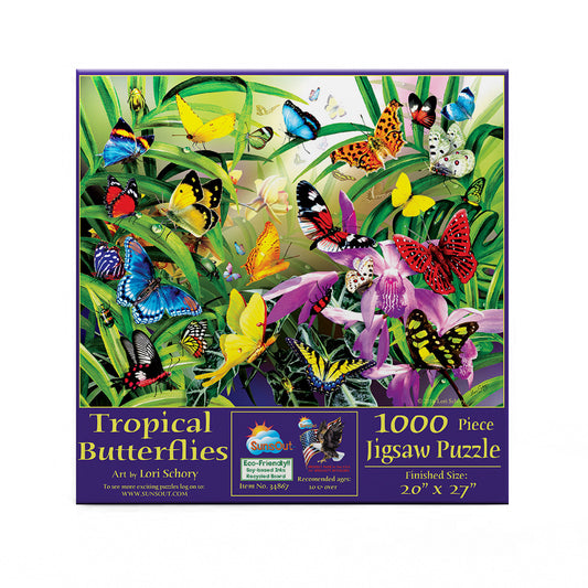 Tropical Butterflies 1000 pc  Jigsaw Puzzle 34867