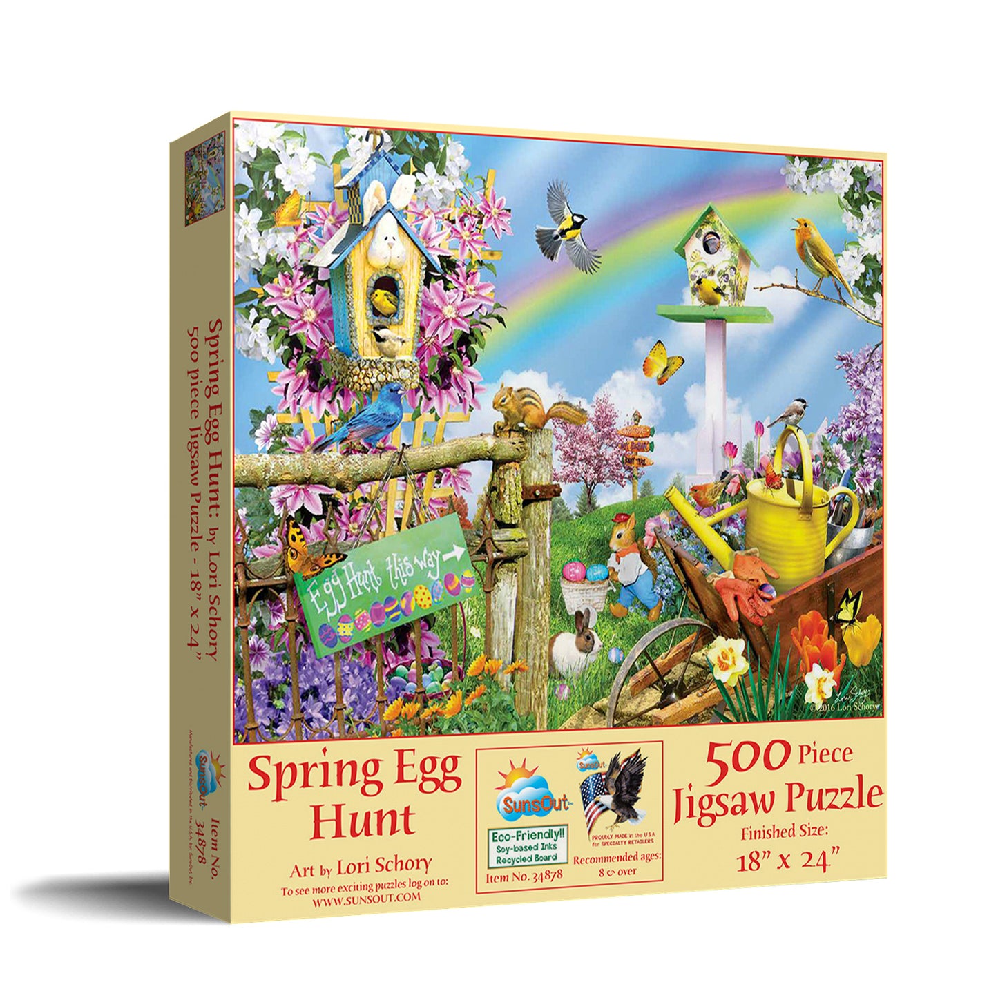 Spring Egg Hunt 500 pc  Jigsaw Puzzle 34878