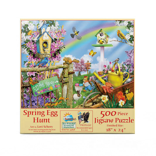 Spring Egg Hunt 500 pc  Jigsaw Puzzle 34878