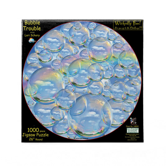 Bubble Trouble 1000 pc Round Jigsaw Puzzle 34894