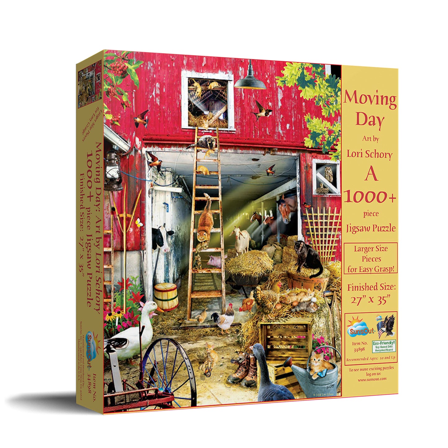 Moving Day 1000 pc Large Pieces Jigsaw Puzzle 34898