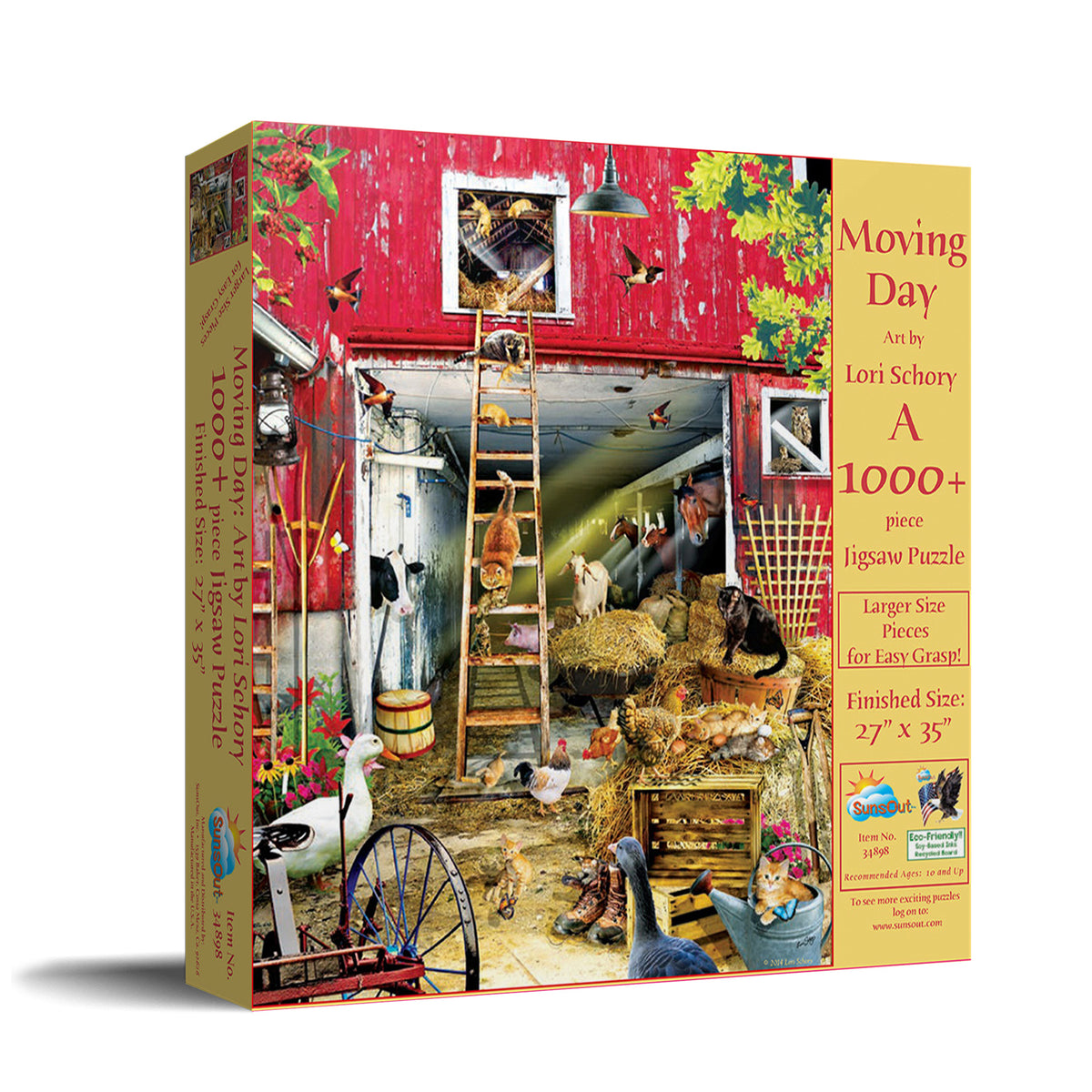 Moving Day 1000 pc Large Pieces Jigsaw Puzzle 34898
