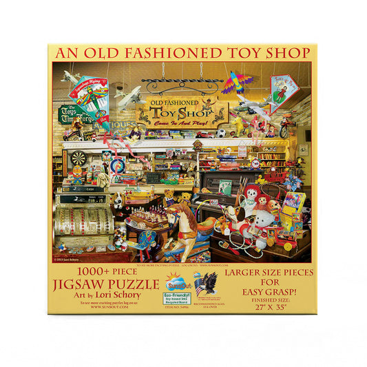 An Old Fashioned Toy Shop 1000 pc Large Pieces Jigsaw Puzzle 34916