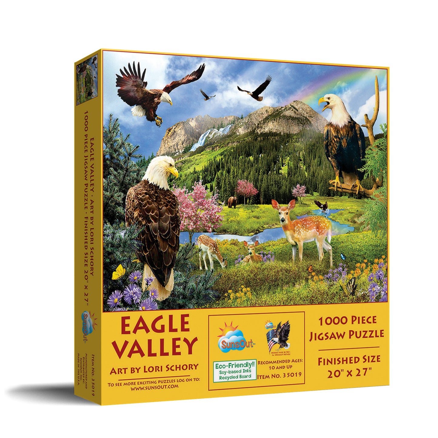 Eagle Valley 1000 pc  Jigsaw Puzzle 35019