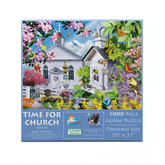 Time for Church 1000 pc  Jigsaw Puzzle 35038