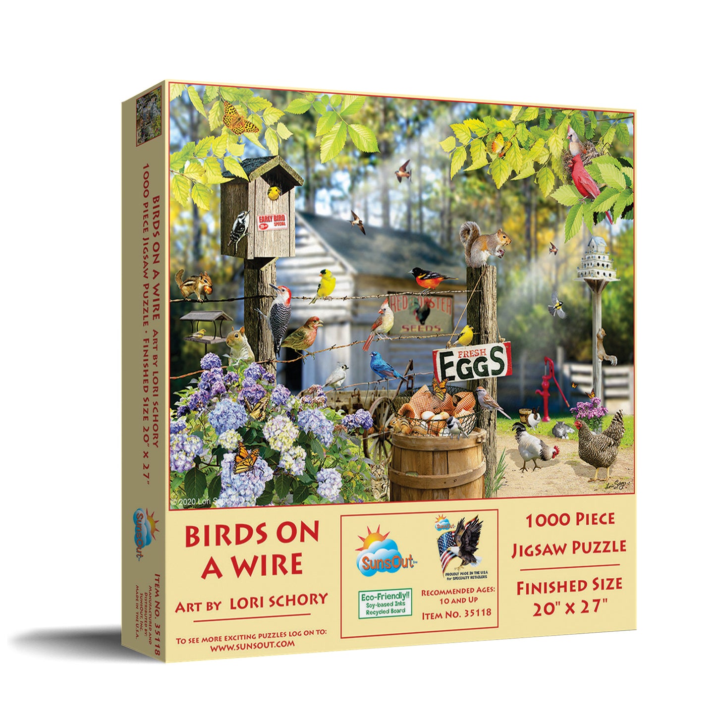 Birds on a Wire 1000 pc  Jigsaw Puzzle 35118